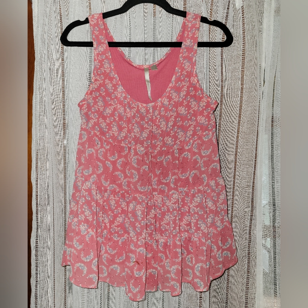 LC Lauren Conrad Pink Tank Top